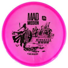 Pink Mad Mission disc golf disc
